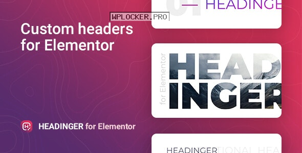 Headinger v1.1.0 – Customizable headings for Elementor