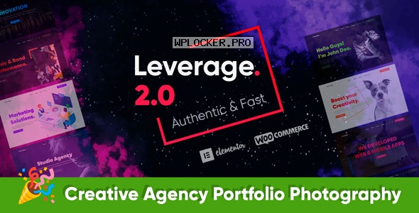 Leverage v2.1.6 – Creative Agency & Portfolio WordPress Theme