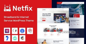 Netfix v1.0.4 – Broadband & Internet Services WordPress Theme