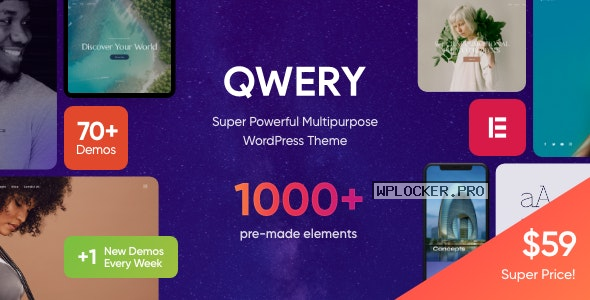 Qwery v1.2.0.5 – Multi-Purpose Business WordPress Theme + RTL