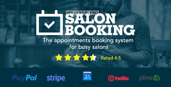 Salon Booking v7.5 – WordPress Plugin