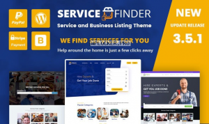 Service Finder v3.5.1 – Provider and Business Listing Theme
