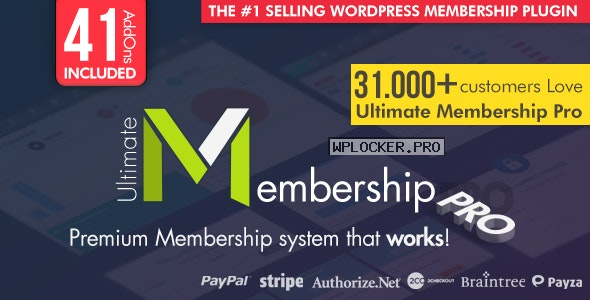 Ultimate Membership Pro WordPress Plugin v10.4