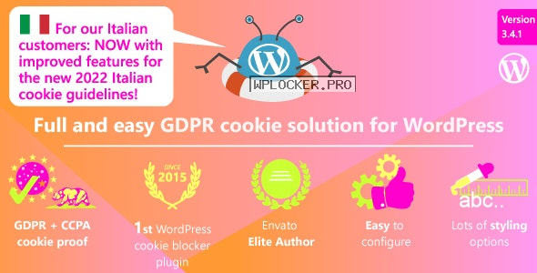 WeePie Cookie Allow v3.4 – Easy & Complete Cookie Consent