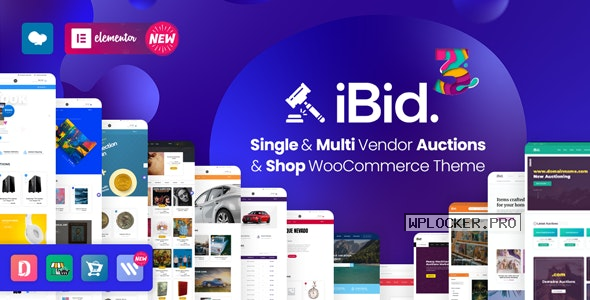 iBid v3.4.1 – Multi Vendor Auctions WooCommerce Theme