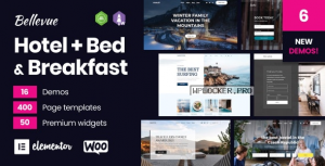 Bellevue v3.5.5 – Hotel + Bed and Breakfast Booking Calendar Theme