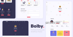Bolby v1.0.5 – Portfolio/CV/Resume WordPress Theme