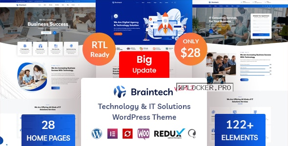 Braintech v2.4.2 – Technology & IT Solutions WordPress Theme