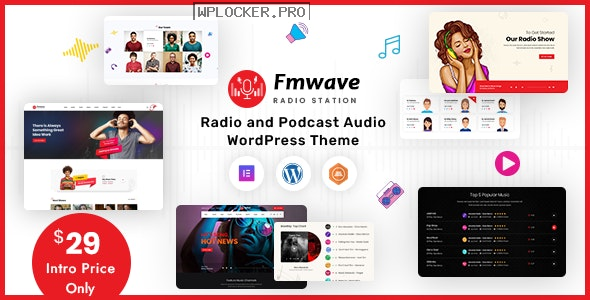 Fmwave v2.3 – Radio Station WordPress Theme + RTLnulled