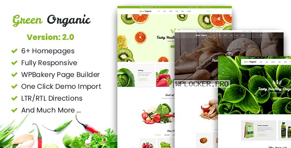 Green Organic v2.23 – Organic Store & Bakery Theme