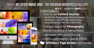 Justified Image Grid v4.2.1 – Premium WordPress Gallery