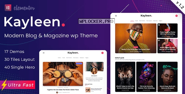 Kayleen v1.2.0 – Blog & Magazine WordPress Theme