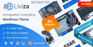 Liviza v2.8 – Immigration Consulting WordPress Theme