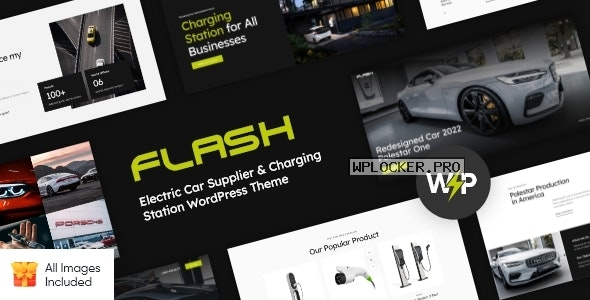 The Flash v1.0 – Electric Car Supplier & Charging Station WordPress Theme