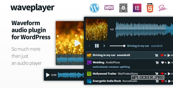 WavePlayer v3.1.5 – Audio Player with Waveform and Playlist