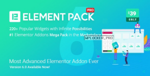 Element Pack v6.1.0 – Addon for Elementor Page Builder WordPress Plugin NULLEDnulled