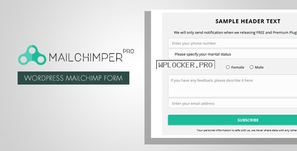 MailChimper PRO v1.8.3.4 – WordPress MailChimp Signup Form Plugin