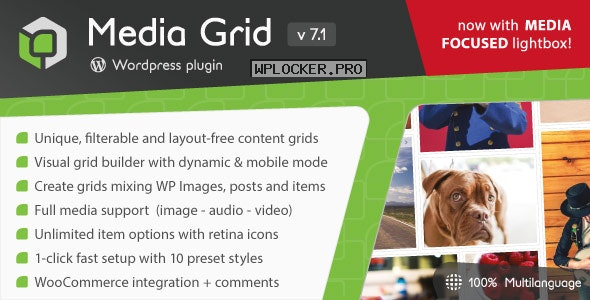 Media Grid v7.1.2 – WordPress Responsive Portfolio