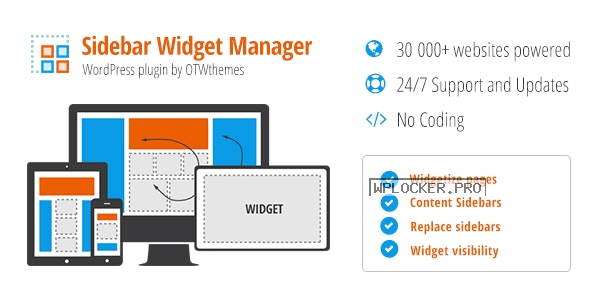Sidebar & Widget Manager v4.7