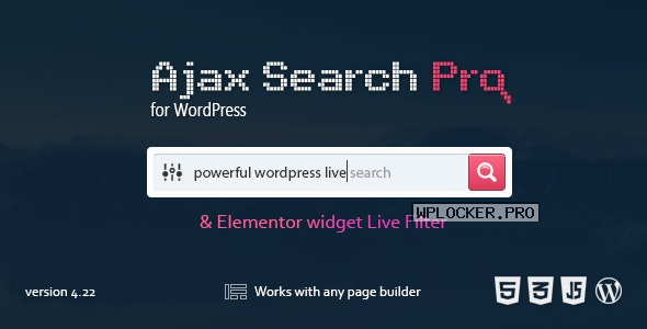 Ajax Search Pro for WordPress v4.22.1