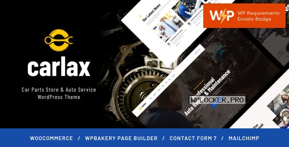 Carlax v1.0.6 – Car Parts Store & Auto Service Theme