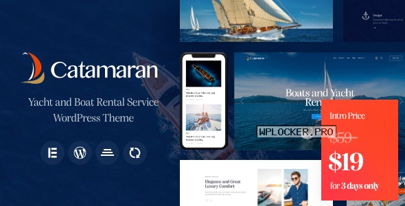 Catamaran v1.0 – Yacht Club & Boat Rental WordPress theme