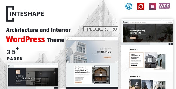 Inteshape v1.3 – Architecture and Interior WordPress Theme