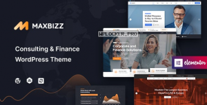 Maxbizz v1.1.3 – Consulting & Financial Elementor WordPress Theme