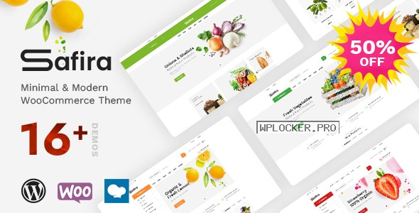 Safira v1.1.0 – Food & Organic WooCommerce WordPress Theme
