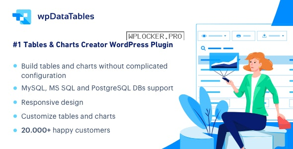 wpDataTables v4.4 – Tables and Charts Manager for WordPress