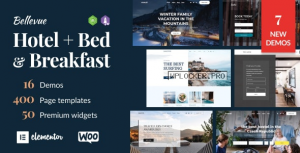 Bellevue v3.5.10 – Hotel + Bed and Breakfast Booking Calendar Theme
