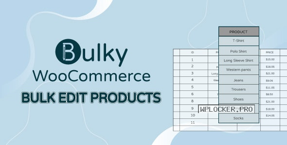 Bulky v1.2.1 – WooCommerce Bulk Edit Products, Orders, Coupons