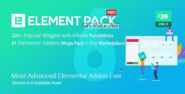 Element Pack v6.4.0 – Addon for Elementor Page Builder WordPress Plugin NULLEDnulled