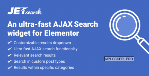 JetSearch v3.0.2 – AJAX Search widget for Elementor