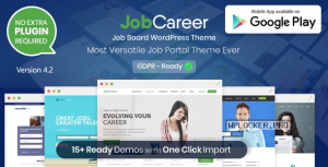 JobCareer v4.2 – Job Board Responsive WordPress Themenulled