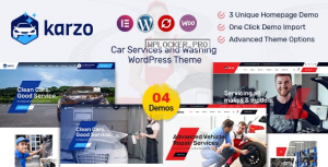 Karzo v1.3 – Car Service & Washing WordPress Theme