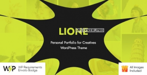 Lione v1.3.1 – Personal Portfolio for Creatives WordPress Theme