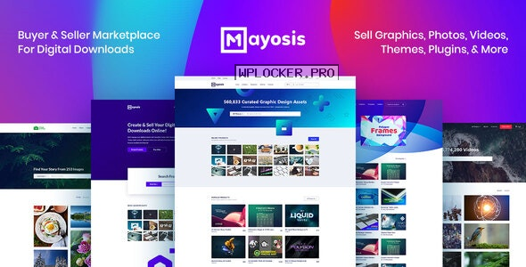Mayosis v3.7.3 – Digital Marketplace WordPress Theme