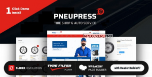 PneuPress v2.6.0 – Tire Shop and Car Repair WordPress Theme