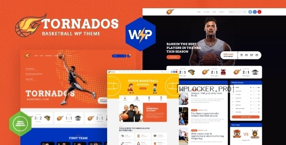 Tornados v1.1.5 – Basketball NBA Team WordPress Theme