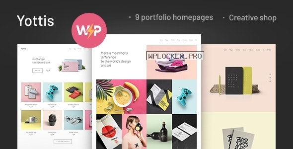 Yottis v1.0.5 – Personal Creative Portfolio WordPress Theme + Store