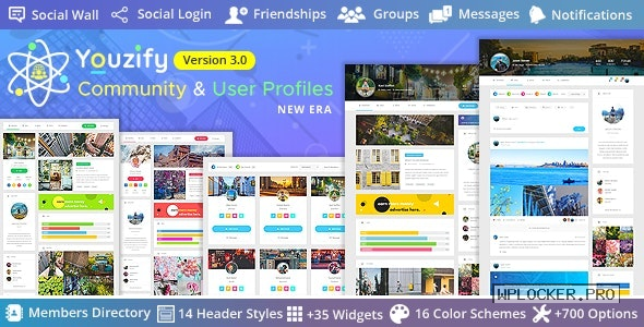 Youzify v3.3.2 – BuddyPress Community & WordPress User Profile Pluginnulled