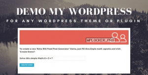 Demo My WordPress v1.0.9 – Temporary WordPress Install Creatornulled