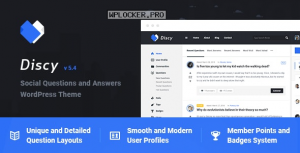 Discy v5.4 – Social Questions and Answers WordPress Theme NULLEDnulled