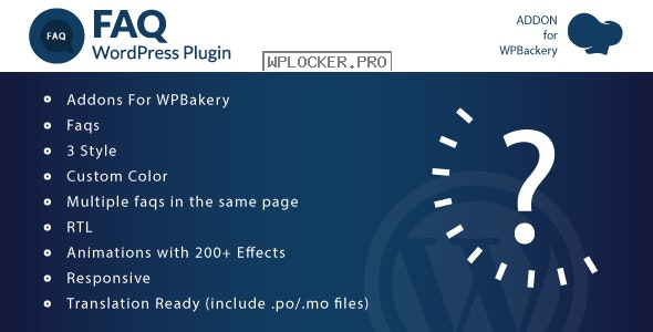 Faq v1.0 – Addons for WPBakery Page Builder WordPress Plugin