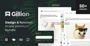 Gillion v4.3.3 – Multi-Concept Blog/Magazine & Shop WordPress Theme
