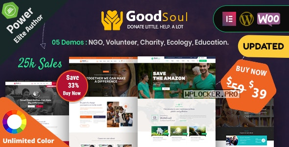 GoodSoul v1.22 – Charity & Fundraising WordPress Theme