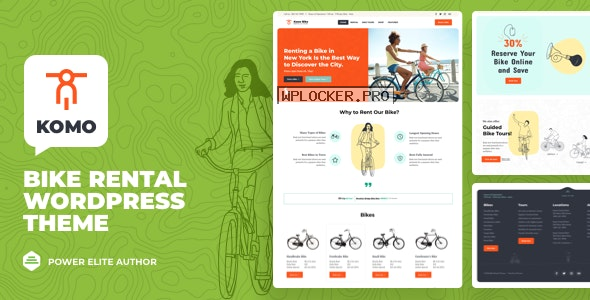 Komo v1.2.1 – Bike Rental Shop WordPress Theme