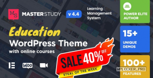 Masterstudy v4.5.3 – Education WordPress Theme NULLEDnulled