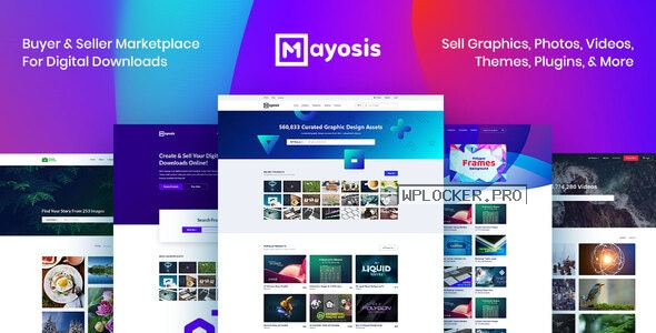 Mayosis v3.7.4 – Digital Marketplace WordPress Theme